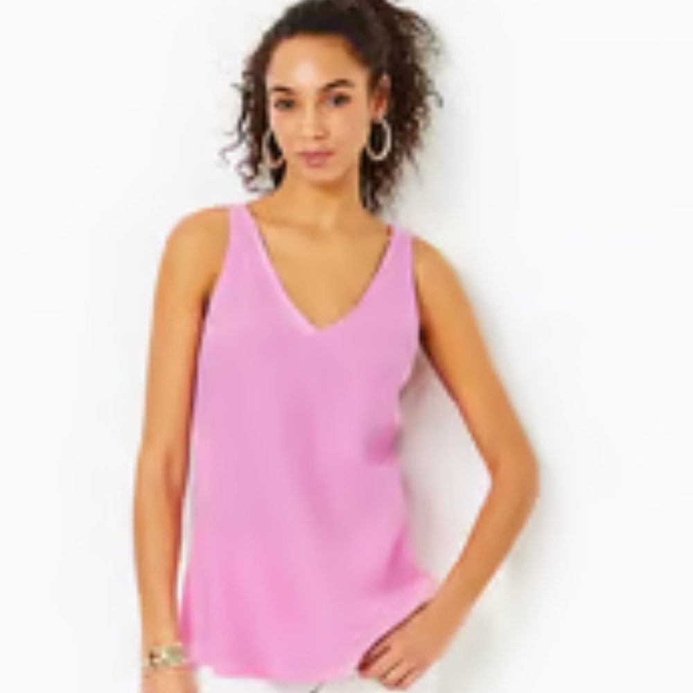 Brand New With Tags Lilly Pulitzer Florin Sleeveless Linen Top